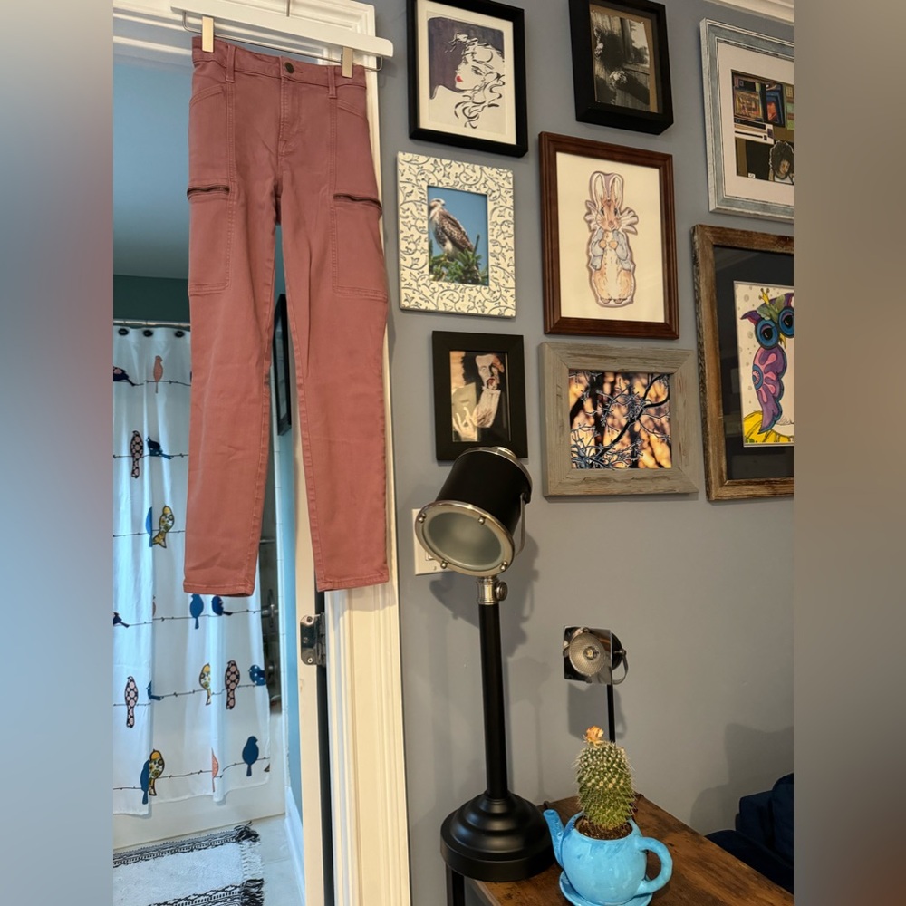 Cargo skinny jeans, size 4P